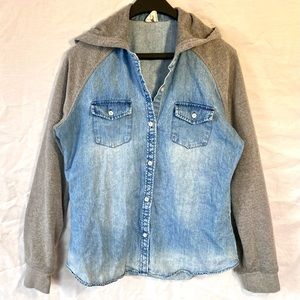 Worn Denim & Cotton Jacket